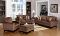 Myco Furniture - Opulence 3 Piece Living Room Set in Brown - OP270S-BR-3SET - GreatFurnitureDeal