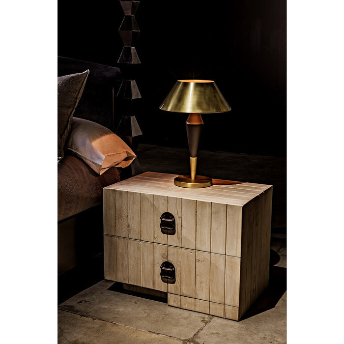 CFC Furniture - Reclaimed Lumber Nightstand (Left Or Right) - OW018 - GreatFurnitureDeal