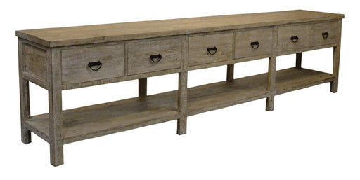 CFC Furniture - Reclaimed Lumber Console W- 6 Drawers - OW092 - GreatFurnitureDeal