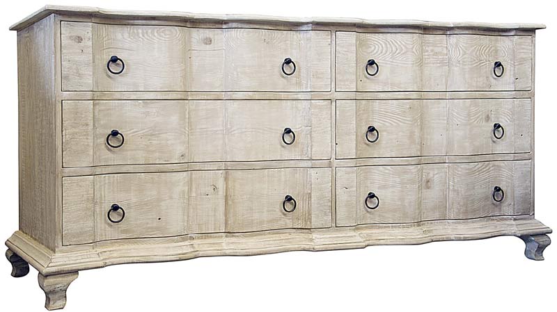 CFC Furniture - Reclaimed Lumber Lexington 6 Drawer Dresser - OW163-6
