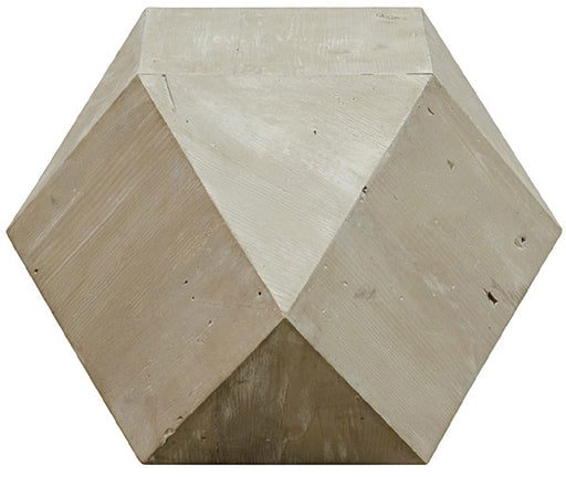 CFC Furniture - Reclaimed Lumber Iconsahedron Side Table - OW311 - GreatFurnitureDeal
