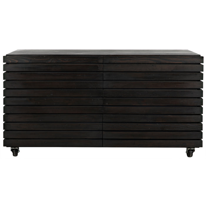 CFC Furniture - Reclaimed Lumber Wesport Dresser, w-Casters - OW385 - GreatFurnitureDeal