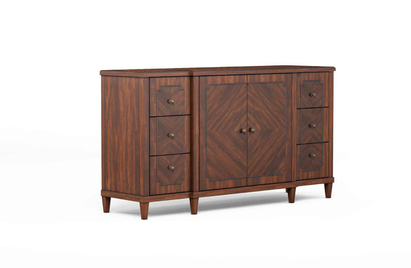 ART Furniture - Newel Credenza in Vintage Cherry - 294252-1406 - GreatFurnitureDeal