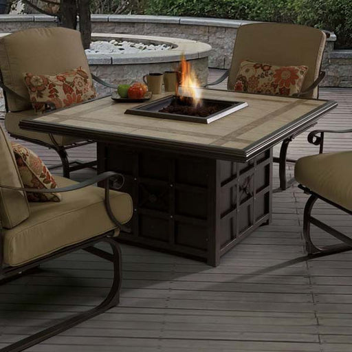 Myco Furniture - Antoine 48-in Square Tile-Top Fire Pit Table - P995-FT - GreatFurnitureDeal