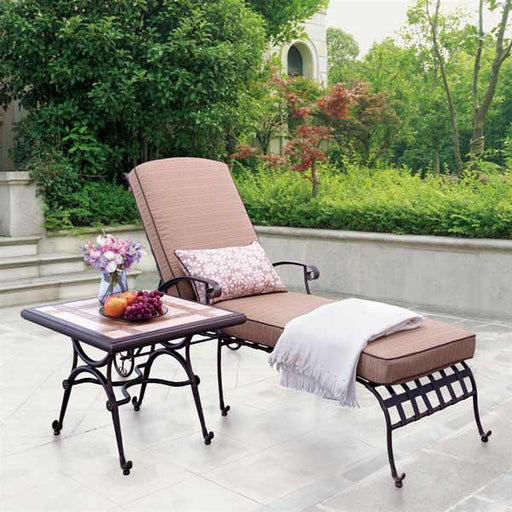 Myco Furniture - Antoine Adjustable Back Chaise Lounger (Set of 2) - P997-CH
