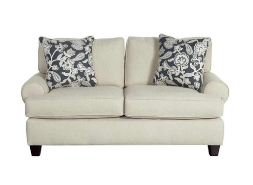 Southern Home Furnishings - Loveseat in Oatmeal - 39-01 Awesome Oatmeal Loveseat - GreatFurnitureDeal