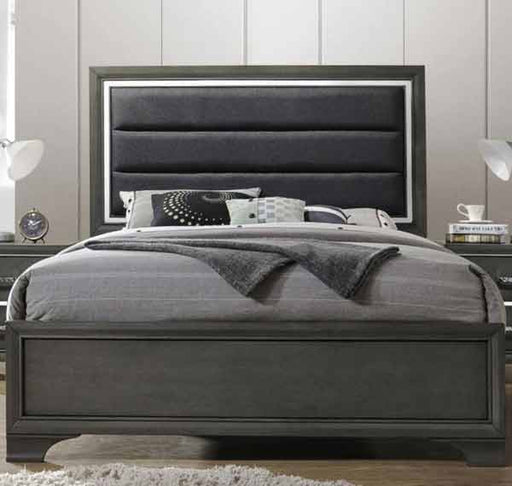 Myco Furniture - Paxton Queen Bed in Gray - PA525-Q - GreatFurnitureDeal