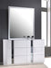 J&M Furniture - Palermo White Lacquer Dresser and Mirror - 17853-DM - GreatFurnitureDeal