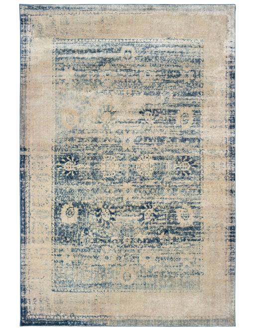 Oriental Weavers - Pandora Ivory/ Blue Area Rug - 1444H - GreatFurnitureDeal