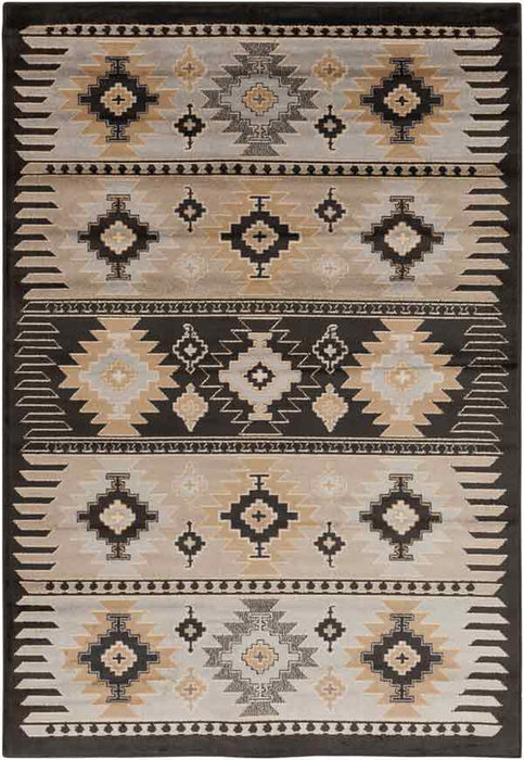 Surya Rugs - Paramount Grey, Black Area Rug - PAR1046 - 8'10" x 12'9" - GreatFurnitureDeal