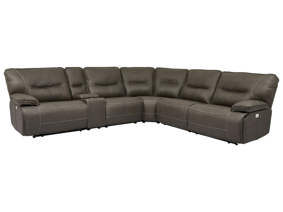 Parker Living - Spartacus Haze Power Reclining Sectional with Power Headrest and USB (2 Recliners) - MSPA-PACKM(H)-HAZ