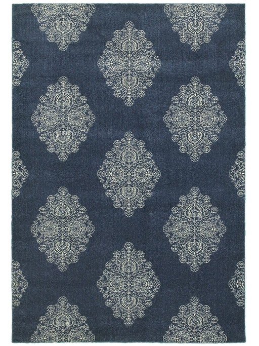 Oriental Weavers - Pasha Blue/ Ivory Area Rug - 5992K - GreatFurnitureDeal