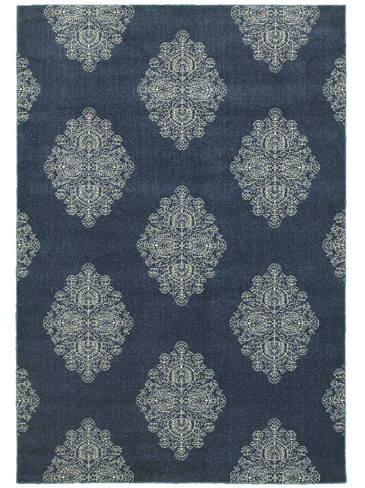 Oriental Weavers - Pasha Blue/ Ivory Area Rug - 5992K