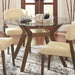 Paxton Round Glass Dining Table