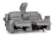 Franklin Furniture - Beacon 2 Piece Triple Power Headrest and Lumbar Sofa Set - 79847-35-PEWTER - GreatFurnitureDeal