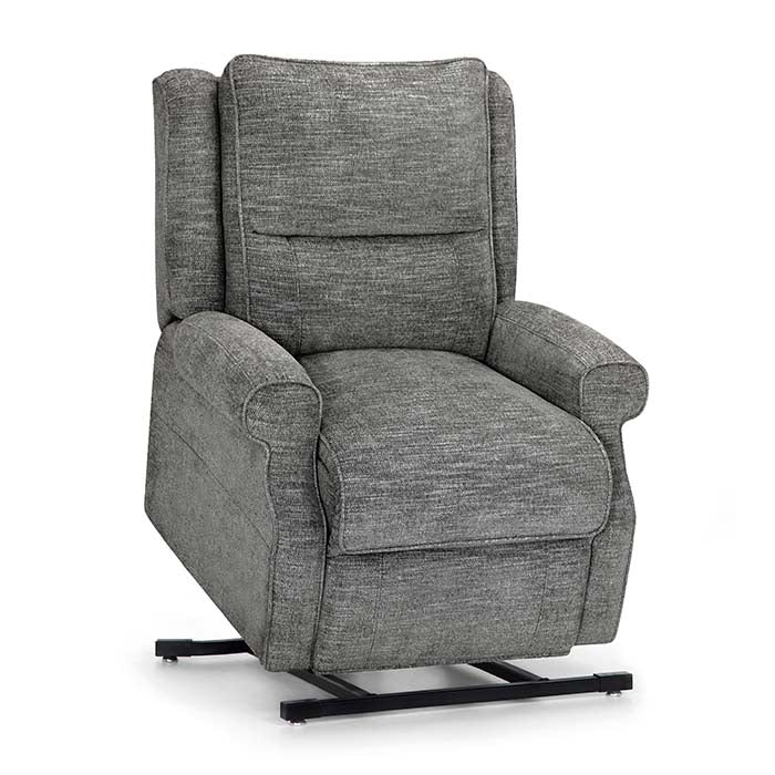 Franklin Furniture - 690 Charles 2-Motor Lift-Heat in Seat & Back Massage-USB-Copper Seating in Pewter - 690-PEWTER - GreatFurnitureDeal
