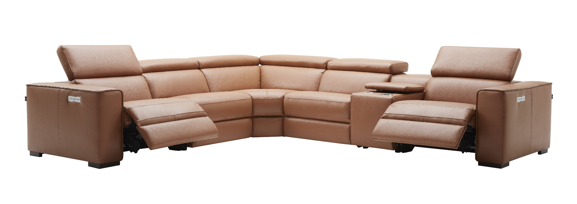 J&M Furniture - Picasso Motion Sectional in Caramel - 18865-C