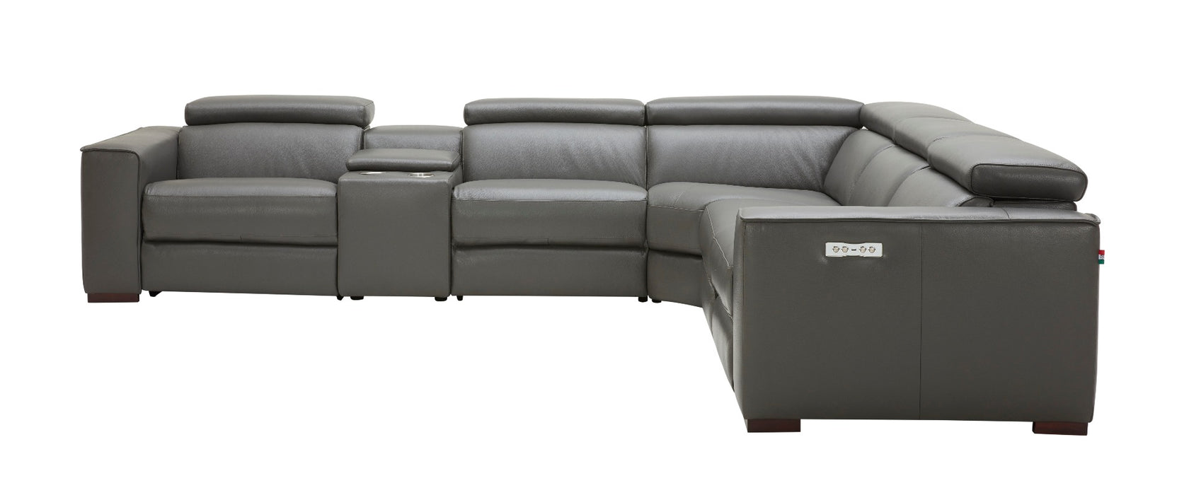 J&M Furniture - Picasso Motion Sectional in Dark Grey - 18865-DG