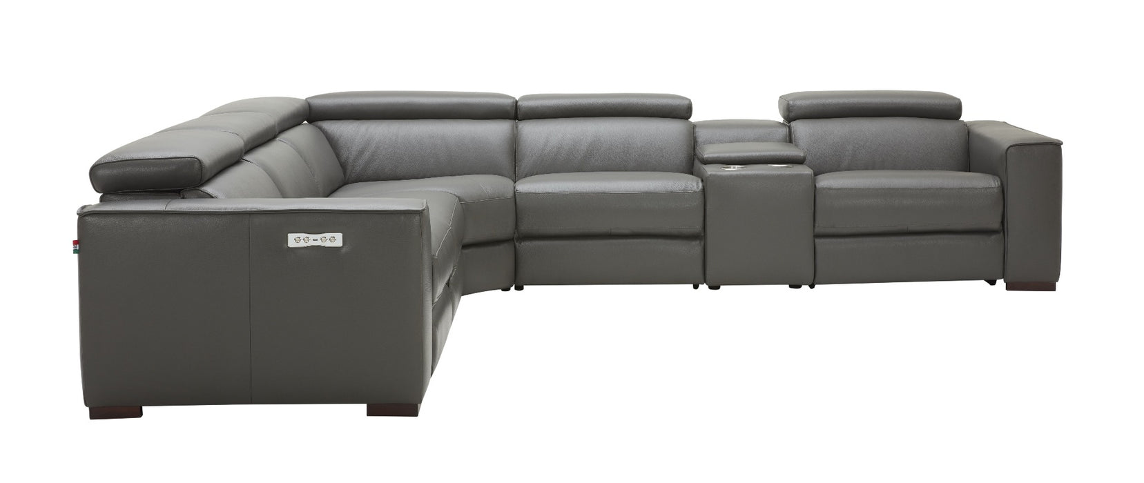 J&M Furniture - Picasso Motion Sectional in Dark Grey - 18865-DG