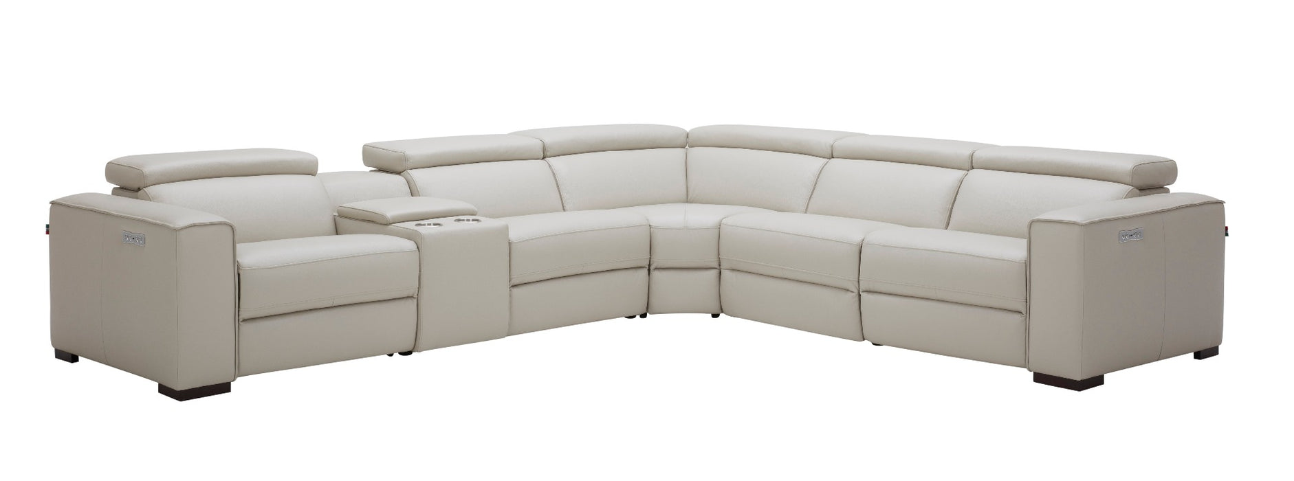 J&M Furniture - Picasso Motion Sectional in Silver Grey - 18865-SG