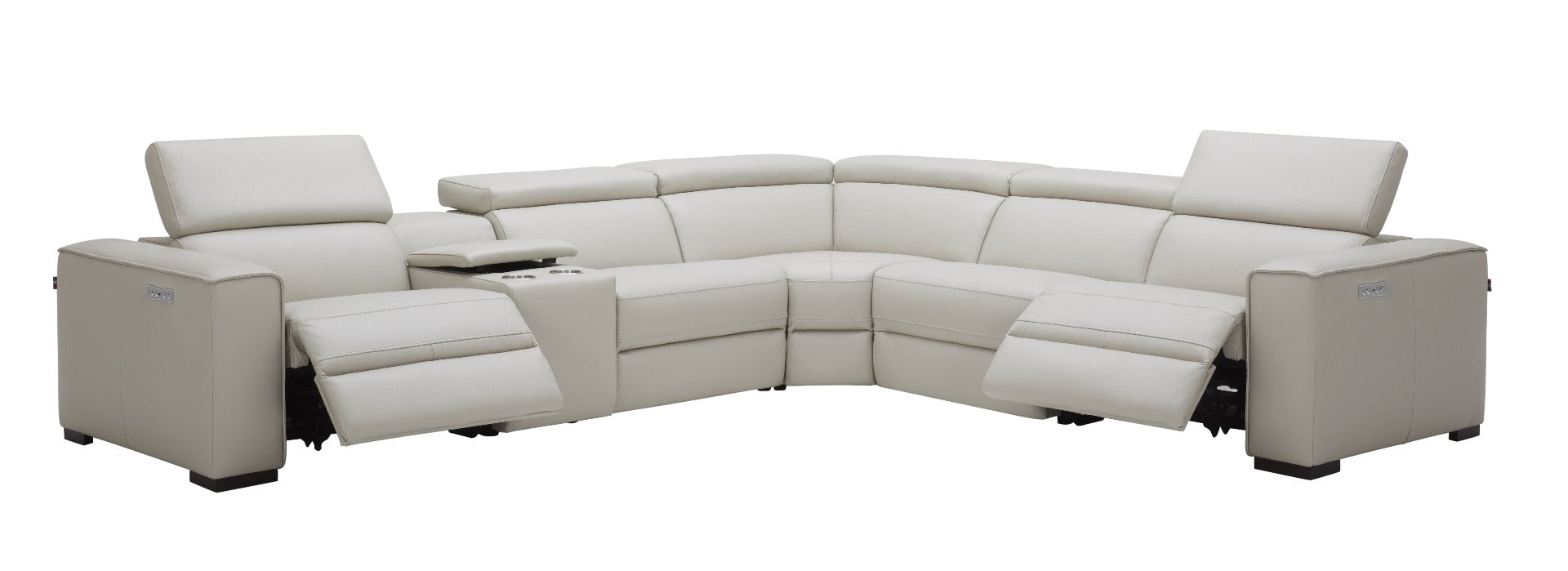 J&M Furniture - Picasso Motion Sectional in Silver Grey - 18865-SG - GreatFurnitureDeal