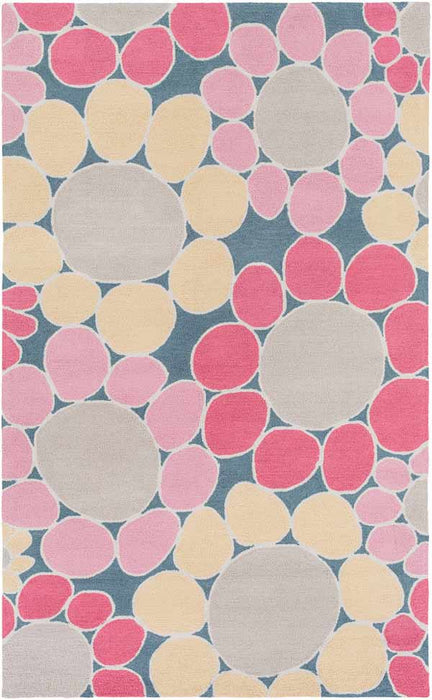 Surya Rugs - Peek-A-Boo Pink, Yellow Area Rug - PKB7000 - 7'6" x 9'6" - GreatFurnitureDeal