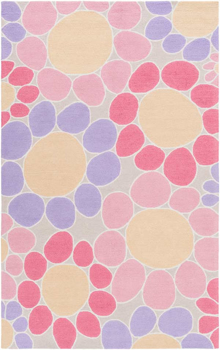 Surya Rugs - Peek-A-Boo Pink, Yellow Area Rug - PKB7005 - 3' x 5' - GreatFurnitureDeal