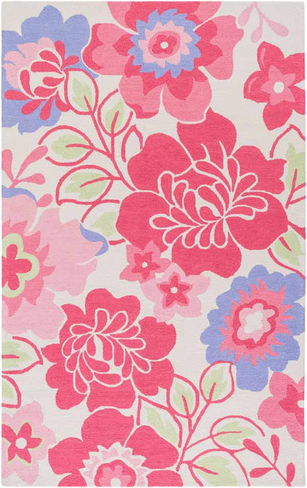 Surya Rugs - Peek-A-Boo Pink, Purple Area Rug - PKB7007 - 7'6" x 9'6" - GreatFurnitureDeal