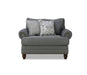 Southern Home Furnishings - 2822 Bates Charcoal Chair 1/2 in Gray - 2822 Bates Charcoal Chair 1/2 - GreatFurnitureDeal