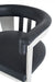 VIG Furniture - Modrest Pontiac Modern Black Vegan Leather and Stainless Steel Dining Chair - VGZAY129-BLK-DC - GreatFurnitureDeal