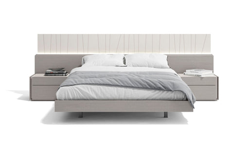 J&M Furniture - Porto 3 Piece King Platform Bedroom Set  in Grey - 17865-K-3SET - GreatFurnitureDeal