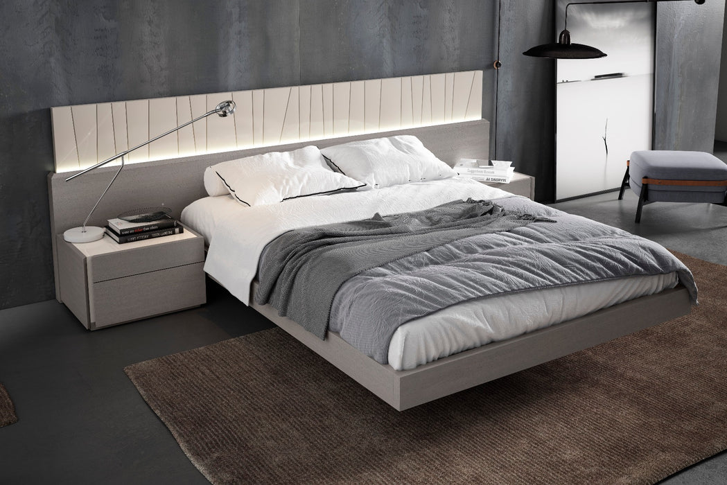 J&M Furniture - Porto King Size Bed in Grey - 17865-K - GreatFurnitureDeal