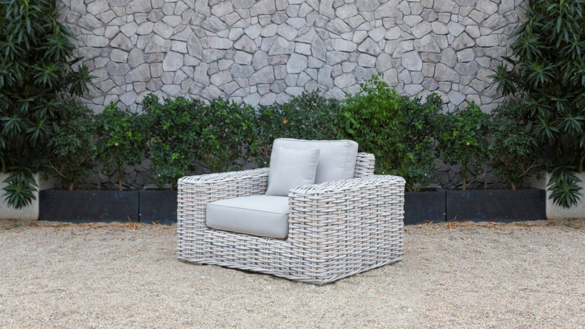 VIG Furniture - Renava Portugal 4 Piece Outdoor Grey Wicker Sofa Set - VGATRASF-178-GRY-SET - GreatFurnitureDeal