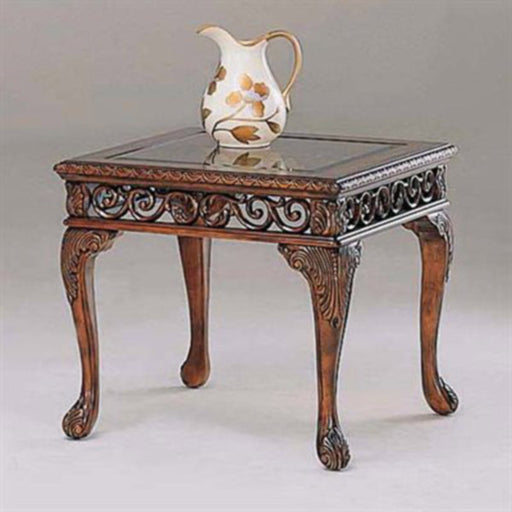 Myco Furniture - Prescott End Table In Dark Cherry - PR800E