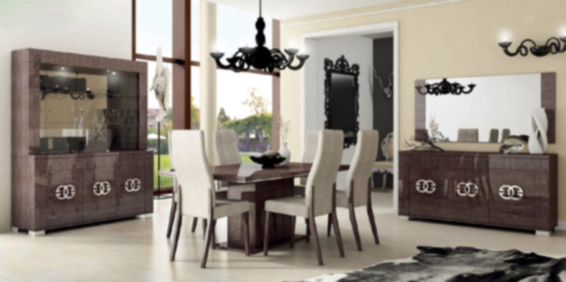 ESF Furniture - Prestige 5 Piece Extension Dining Table Set - PRESTIGE-EXT-5SET