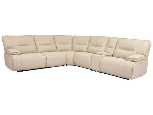 Parker Living - Spartacus Oyster Power Reclining Sectional with Power Headrest and USB (3 Recliners) - MSPA-PACKA(H)-OYS - GreatFurnitureDeal