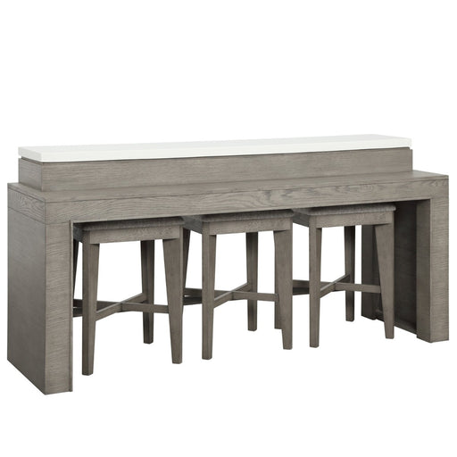Parker House - Pure Modern Everywhere Console With 3 Stools - PUR#09-4 - GreatFurnitureDeal