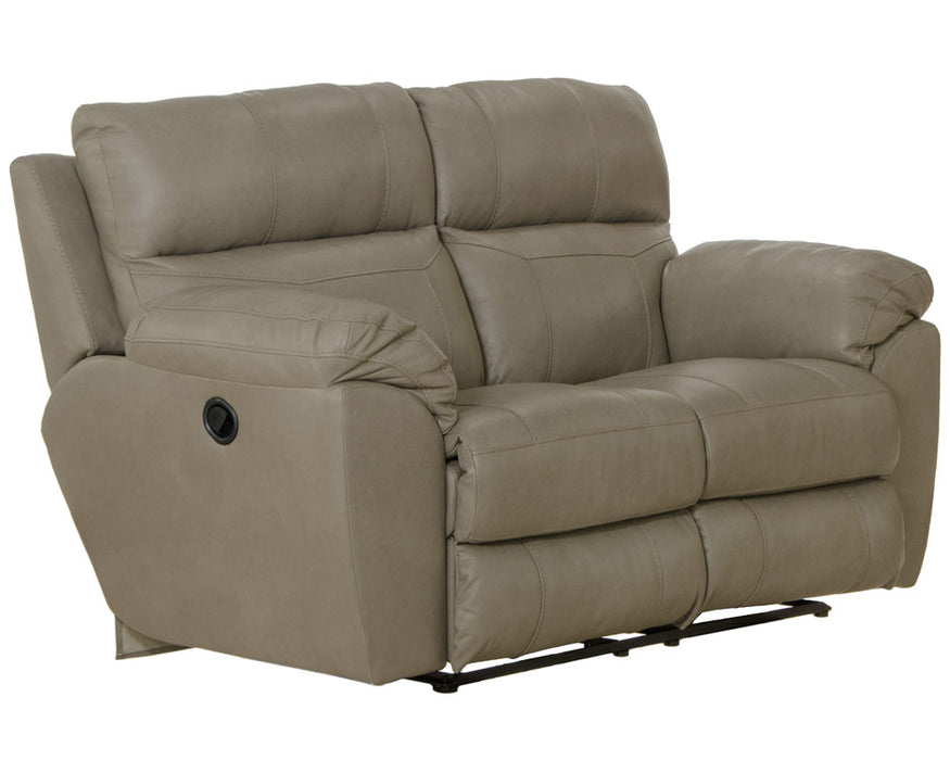 Catnapper - Costa 2 Piece Lay Flat Reclining Sofa Set in Putty - 4071-72-PUTTY