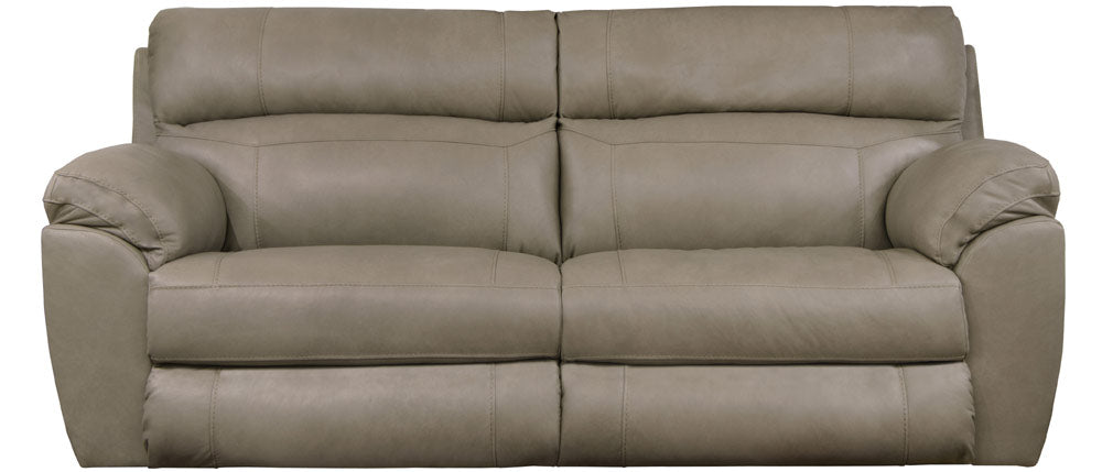 Catnapper - Costa 2 Piece Power Lay Flat Reclining Sofa Set in Putty - 64071-72-PUTTY - GreatFurnitureDeal