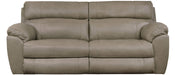 Catnapper - Costa 2 Piece Power Lay Flat Reclining Sofa Set in Putty - 64071-72-PUTTY - GreatFurnitureDeal