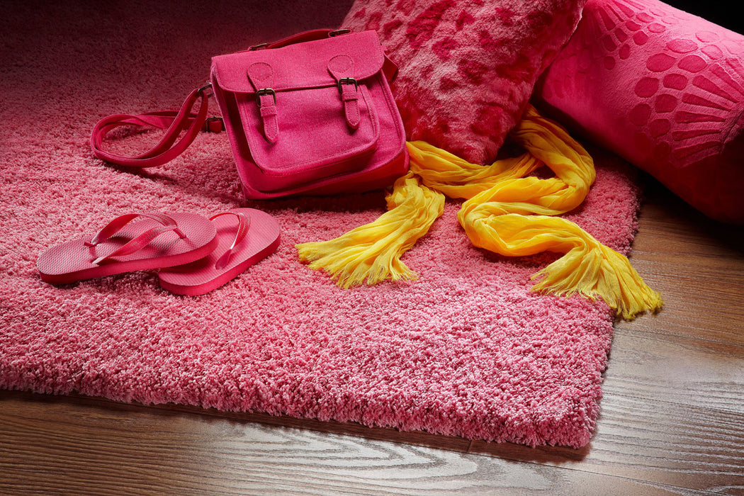 KAS Oriental Rugs - Bliss Hot Pink Area Rugs - BLI1576 - GreatFurnitureDeal