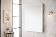 James Martin Furniture - Tampa 29.5" Mirror in Glossy White - 901-M29.5-GW - GreatFurnitureDeal