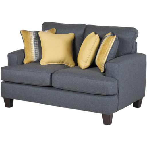 Southern Home Furnishings - Maxwell Loveseat in Gray - 2601 Maxwell Gray Loveseat - GreatFurnitureDeal