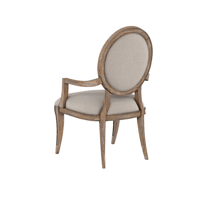 ART Furniture - Architrave Oval Arm Chair (Sold As Set of 2) in Almond - 277203-2608