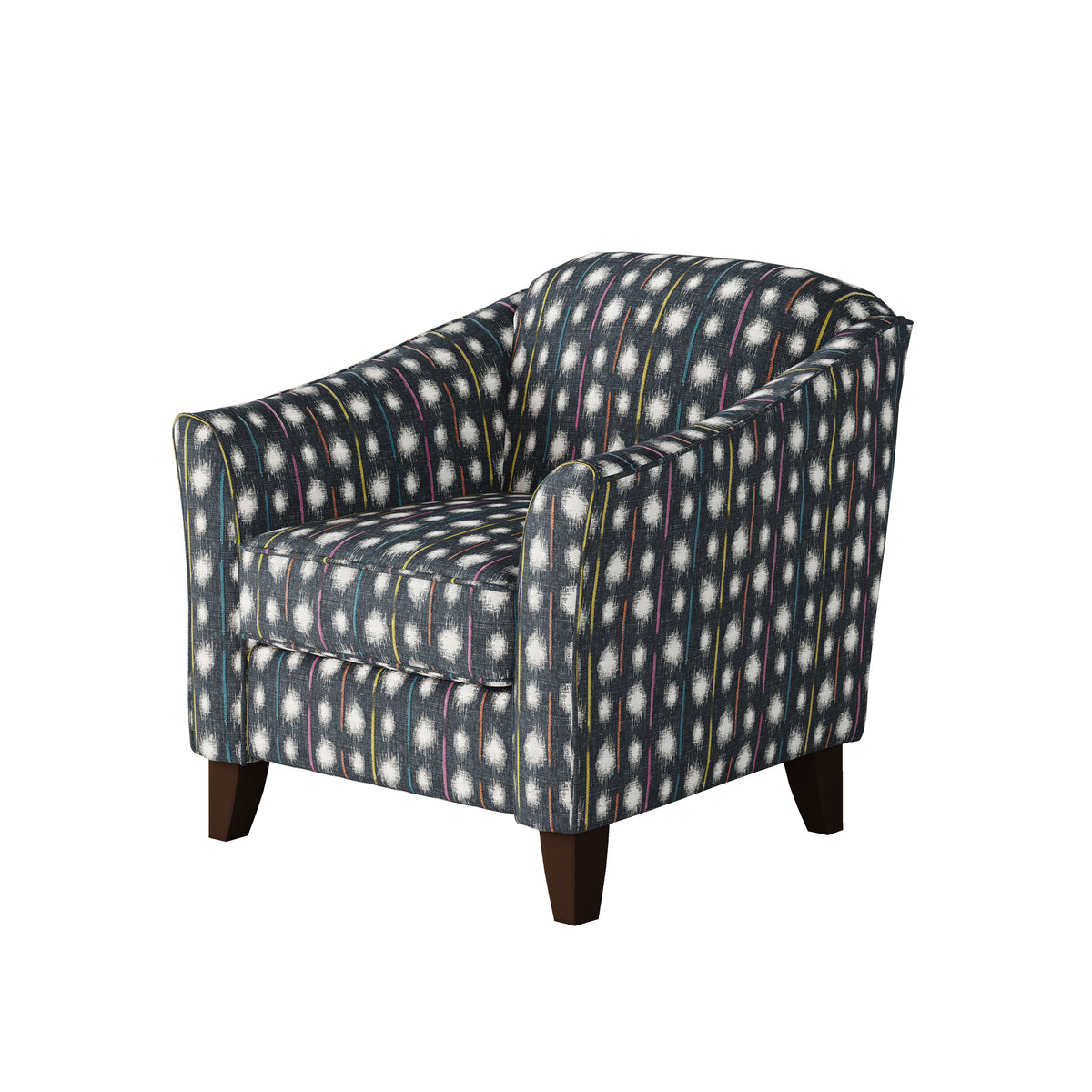 Southern Home Furnishings Bindi Crayola Accent Chair in Multi 452
