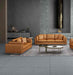 European Furniture - Picasso Sofa in Cognac - 25552-S - GreatFurnitureDeal