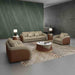 European Furniture - Noir 2 Piece Living Room Set in Sand Beige & Brown - 90880-2SET - GreatFurnitureDeal