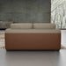 European Furniture - Noir 3 Piece Living Room Set in Sand Beige & Brown - 90880-3SET - GreatFurnitureDeal