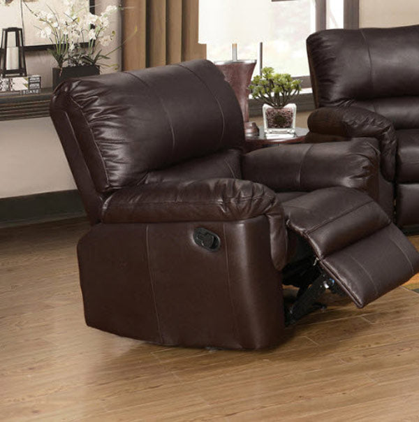 Myco Furniture - Ramon Brown Reclining Chair - RA260C-BR