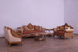 European Furniture - Raffaello III Coffee Table in Red & Gold - 41026-CT - GreatFurnitureDeal